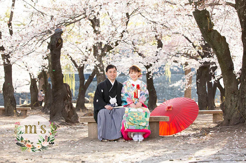 桜の時期の前撮り