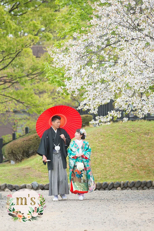 あづみの公園での前撮り