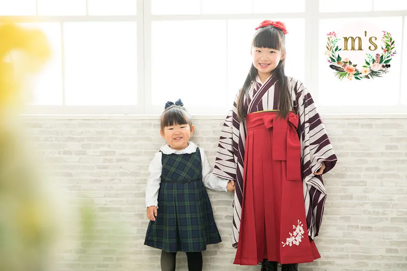 スタジオでの卒園・入学写真