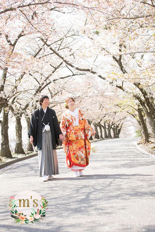 桜＆松本城
