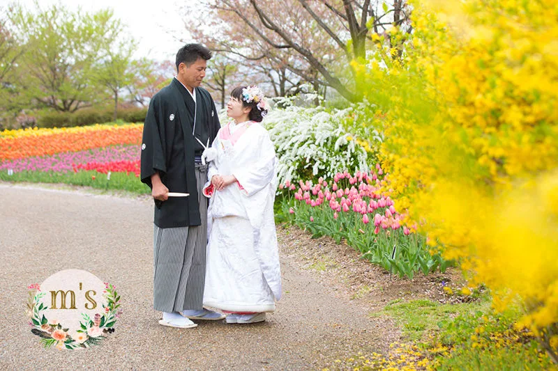 あづみの公園での前撮り