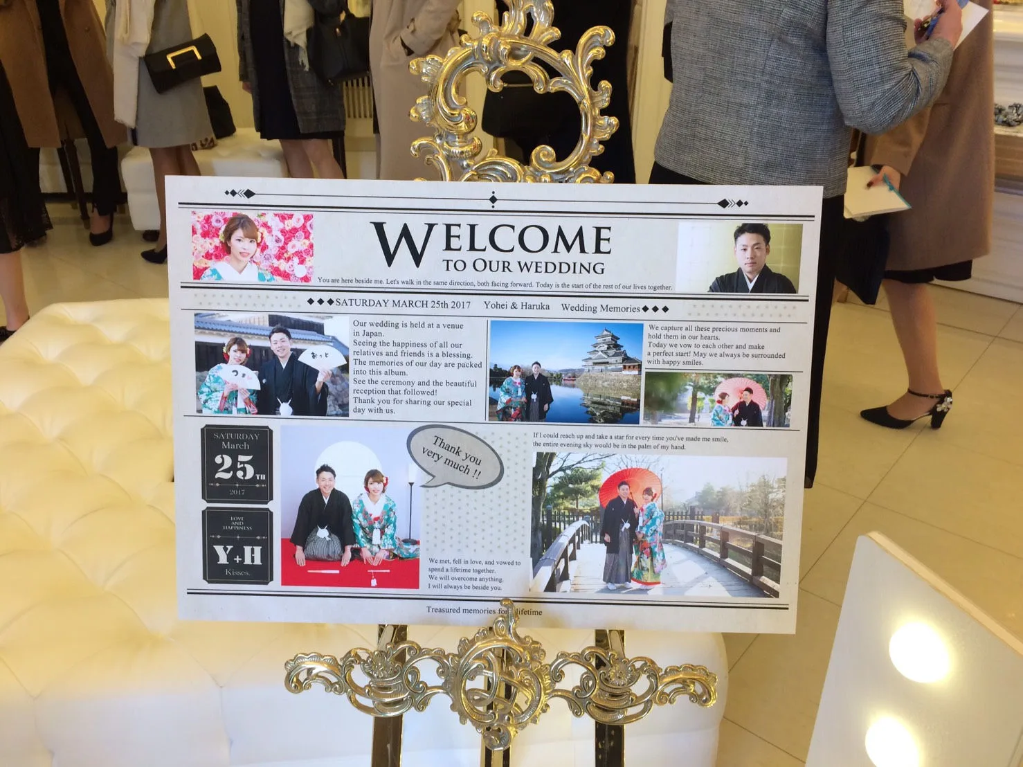 松本城とスタジオでウェディング前撮り