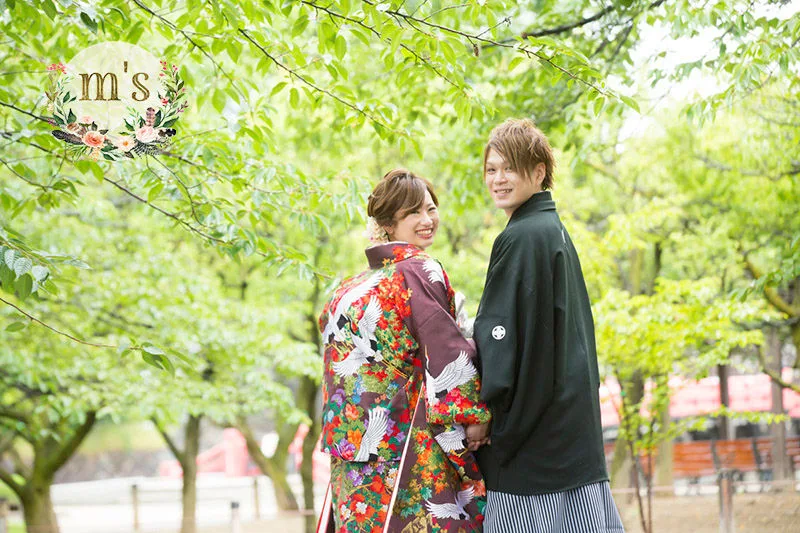 松本城とスタジオでの前撮り