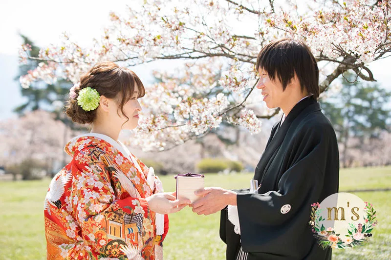 桜＆松本城