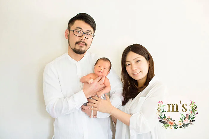男の子のニューボーンフォト