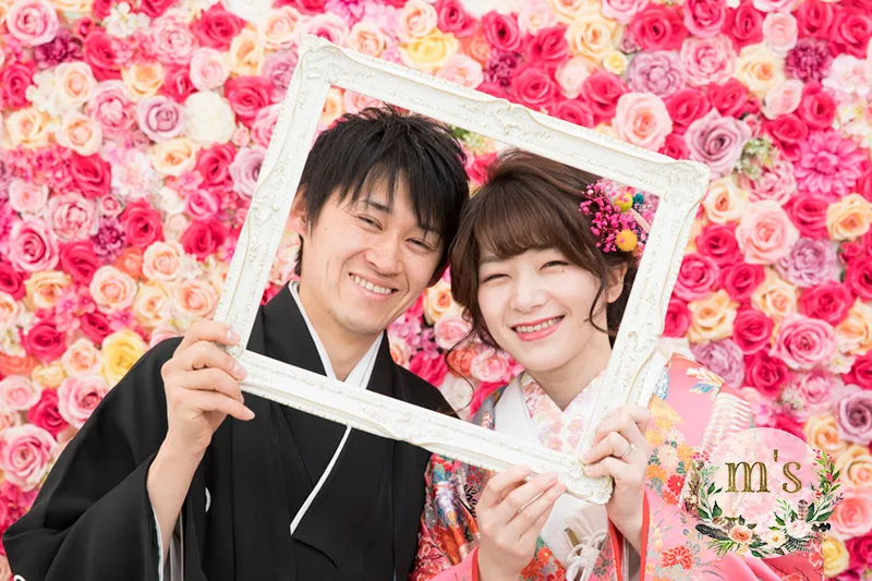 桜と松本城