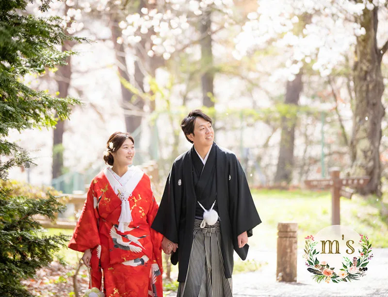 アルプス公園の桜＆松本城