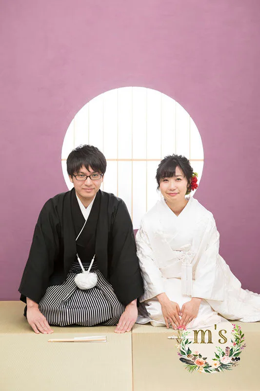 紅葉の松本城での前撮り