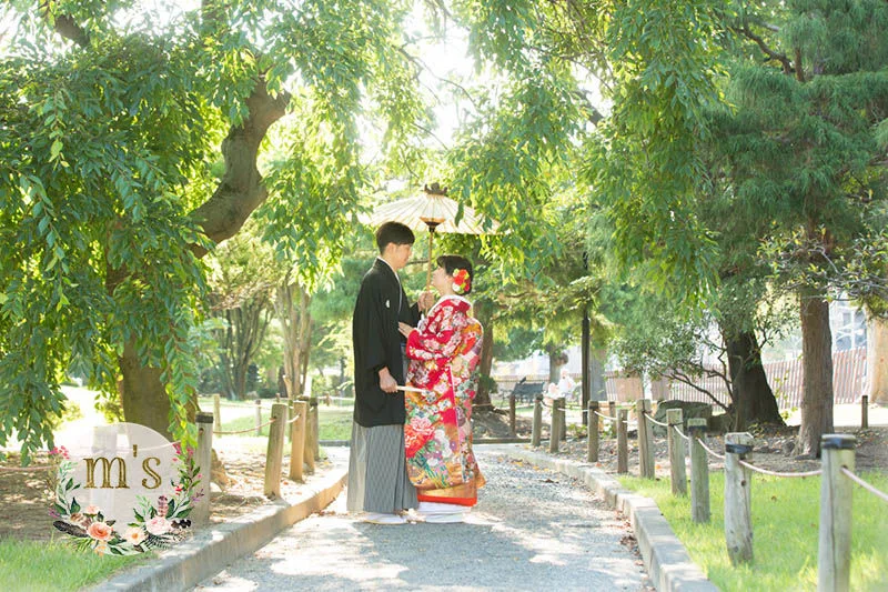 松本城での和装前撮り