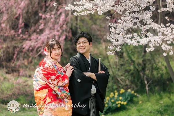 松本城とアルプス公園での桜撮影