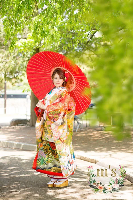 松本城前撮り