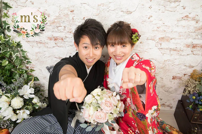 松本城での前撮り　紅葉